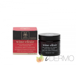 WINE ELIXIR CREMA FACIAL DE RICA ANTIARRUGAS & REAFIRMANTE CON VINO TINTO & CERA DE ABEJA