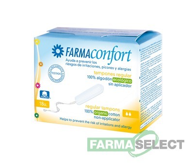 TAMPONES DE ALGODÓN DIGITALES (SIN APLICADOR) FARMACONFORT REGULAR 24 U