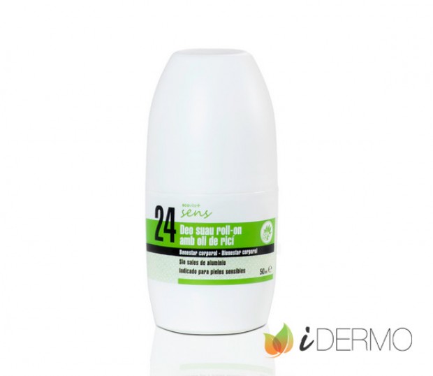 ECOVITAL SENS DESODORANTE SUAVE ROLL-ON CON ACEITE DE RICINO