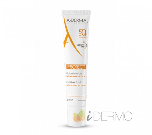 A-DERMA PROTECT FLUIDO INVISIBLE SPF 50+