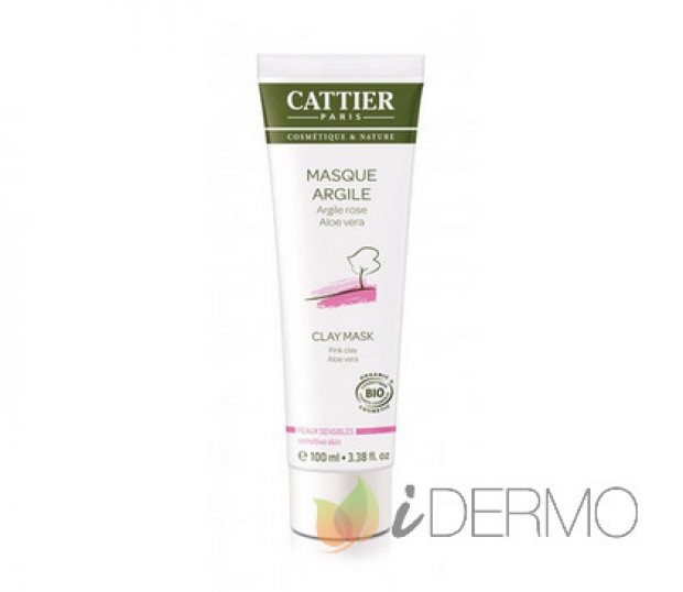 MASCARILLA FACIAL DE ARCILLA ROSA PIEL SENSIBLE