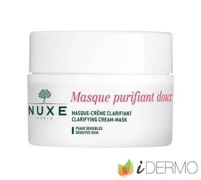 MASCARILLA-CREMA PURIFICANTE SUAVE CON PÉTALOS DE ROSA