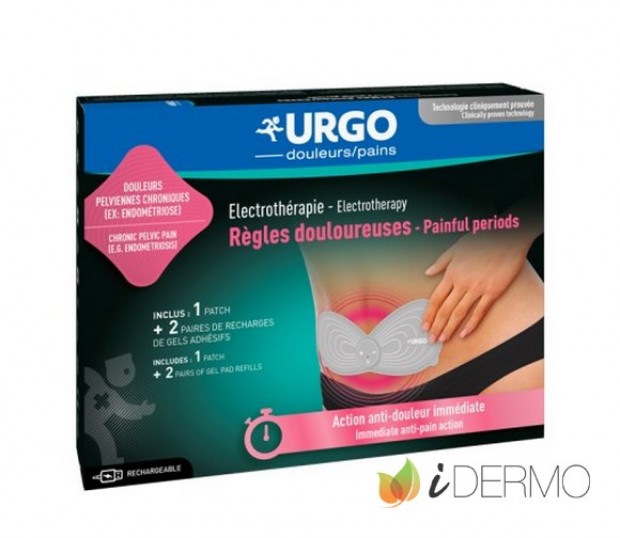 URGO PARCHE DE ELECTROTERAPIA RECARGABLE PARA DOLORES MENSTRUALES